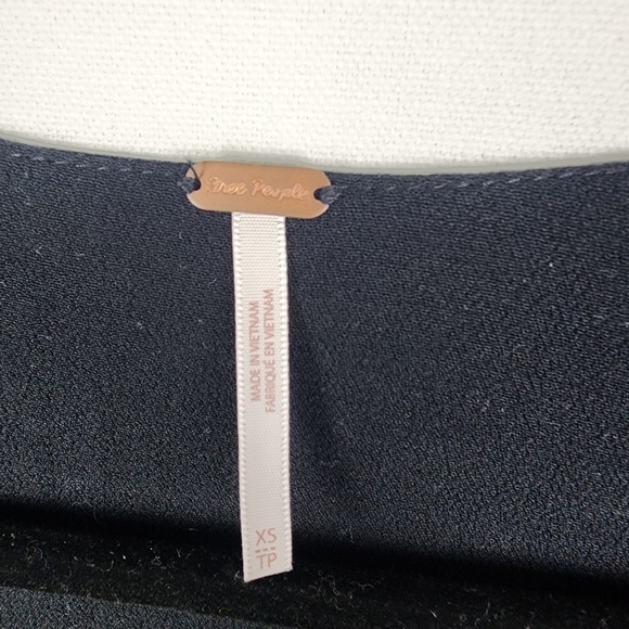 Free People Time On My Side Mini Bell Sleeve Tea Wrap Dress Size XS Boho Cottage - Picture 6 of 8